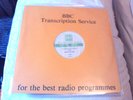 bbc transcription disc vinyl stephane grappelli 7th lewisham jazz fest uk press
