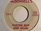 Garage Psych 45 BOBO WILSON Alcatraz Rock/Indian Uprising McDonnel's HEAR Rare