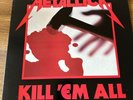 Metallica - Kill 'Em All (orig' vinyl album) 1983 - 1st Press Music For Nations