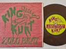 KING KURT - ZULU BEAT / ROCKIN KURT  + FLYER   1982 UK THIN SLICED PSYCHOBILLY