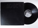 AC/DC Back In Black ATLANTIC LP VG+ embossed cover n