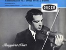PAGANINI Violin Concertos 1 & 2 RICCI COLLINS Decca LXT-5075 NM 1955 Recording