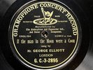 MUSIC HALL STAR G.H. ELLIOTT ‘IF THE MAN IN THE MOON WERE A COON’ 1907 G&T 78