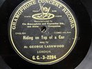 MUSIC HALL: GEORGE LASHWOOD - ‘RIDING ON TOP OF A CAR’ 1905 1-SIDED G&T 78