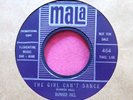 BUNKER HILL - The Girl Can't Dance -clean Promo 45 rpm Mala 464 (with Link Wray)