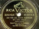 Count Basie - Did You See Jackie Robinson Hit That Ball? / Shoutin Blues 20-3514