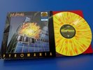 Def Leppard - PYROMANIA Orange & Yellow Splatter Vinyl Record 40th Anniversary