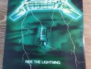 Metallica :Ride the lightning RARE PINK VINYL 1984 BERNETT made in France