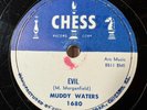 78Rpm Blues, Muddy Waters 'Evil / I Live The Life I Love' US Chess