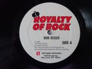 BOB SEGER Royalty Of Rock - RARE US Radio Transcription Disc LP (1983)
