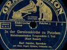 KARL ZANDER In der Garnisonkirche zu Potsdam -Tongemälde- 1933 Schellack S8424