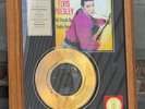 Elvis Presley All Shook Up Special Edition 24KT Gold Plated Record Framed