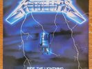 Metallica Ride The Lightning  1984 LP 1st UK Press Vinyl MFN 27 VG+/VG+ w/Inner