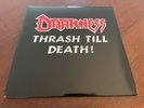 DARKNESS Thrash Till Death  2-LP Splatter Vinyl Sodom Living Death Desaster Risk