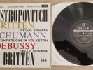 Britten, Debussy Cello Sonatas, Rostropovich, Britten, Alto 180g Decca SXL 2298