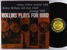 Sonny Rollins - Rollins Plays For Bird LP - Prestige - OJC-214 VG++