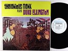 Thelonious Monk - Plays Duke Ellington LP - Riverside - OJC-024 VG++