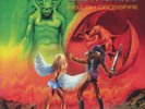 IRON ANGEL - Hellish Crossfire (reissue) - ORANGE & BLACK GALAXY VINYL LP