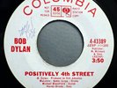 HEAR IT 60's Promo 45 rpm record Bob Dylan 