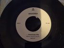 Madonna American pie 7 inch, Jukebox Vinyl,  generic Sleeve