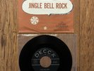 * RARE PS * BOBBY HELMS - JINGLE BELL ROCK  VINYL 45 RPM RECORD DECCA 9-30513 VG