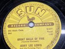 78 Rpm ; Jerry Lee Lewis ; Great Balls Of Fire & You Win Again ; SUN