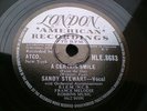 SANDY STEWART UK LONDON 78 A CERTAIN SMILE / KISS ME RICHARD