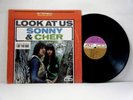 SONNY and CHER LP Look at us 1965 Atco stereo  vinyl