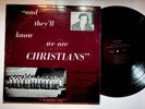 Perry Grubbs Choir And They'll Know We Are Christians Gospel Vinyl LP Record