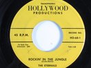 R&B Doo Wop Sax Rocker 45 ETERNALS Rockin' In The Jungle HOLLYWOOD VG+ HEAR b