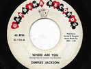 DIMPLES HARRIS/GROUP 45RPM '61 GARDENA WHERE ARE YOU HOT DOO WOP BALLAD VG+++