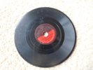 Very Rare Vintage Miniature Vinyl Record (3.5inches) - Say it with Music. 1930s.