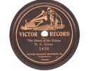 BLACK VICTOR 7-INCH # 1416: 'MEDLEY OF PLANTATION SONGS' HAYDN QUARTET  (1902)