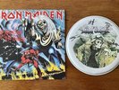 Iron Maiden: The Number Of The Beast FAME 12” Record + Airforce SIGNED Drum Skin