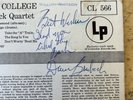*SIGNED* Dave Brubeck Jazz Goes to College AUTOGRAPHED
