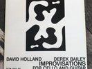 Dave Holland, Derek Bailey - Improvisations, ECM 1013, D, VG+ / VG+