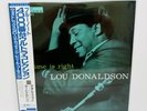 Lou Donaldson - The Time Is Right JAPAN LP w/ obi Blue Note