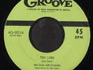 JOHN GREER: too long / when the roses bloom GROOVE 7
