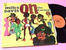 MILES DAVIS LP ON THE CORNER ITALY 1973 GATEFOLD COVER
