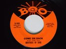 Northern Soul 45 BROTHERS OF SOUL Come On Back BOO VG++ HEAR