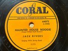 Jack Rivers - Haunted House Boogie/Bugle Call Baby - Halloween Coral 78RPM