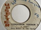 DAVE BARKER Conqueror Version UPSETTER Wailers + Killer  Soulful Reggae 7