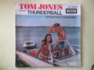 disque vinyle 45 t BO  Thunderball James Bond Tom Jones 457.096