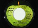 Beatles 45 - John Ono Lennon - Instant Karma - Apple - single-sided VG+ promo