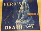 SIGNED-FONTAINES DC-LP-A HERO’S DEATH-FULLY AUTOGRAPHED BY FIVE SLEEVE-M/M/UNP