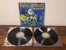 1985 Iron Maiden Live After Death Double LP Vinyl Record w/ Lyric Sheets