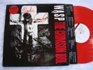 WASP THE CRIMSON IDOL RED VINYL INNER SIGNED BY BLACKIE LAWLESS METAL