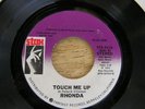 Rare Promo 45 On Stax Rhonda Touch Me Up/First Anniversary Without You Disco