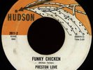 PRESTON LOVE Cissy Popcorn / Funky Chicken 45 Hudson Rare 1970 Los Angeles Funk