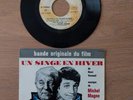 MICHEL MAGNE B.O.F Un Singe En Hiver 1962 EP BEL AIR 211067 Soundtrack